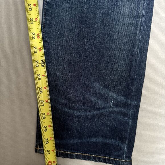 Polo Ralph Lauren Sullivan Slim Paint Splatter Jeans 42x32 Distressed Blue Mens - Picture 9 of 12